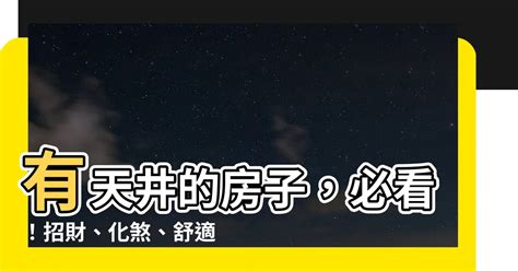 房子有天井 風水|【有天井的房子】天井風水｜有天井的房子好嗎？天井風水優缺點 